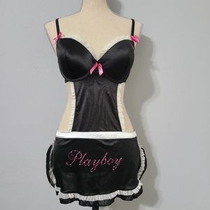 Vintage Playboy Intimates Skimpy‎ Lingerie Costume Women  XL